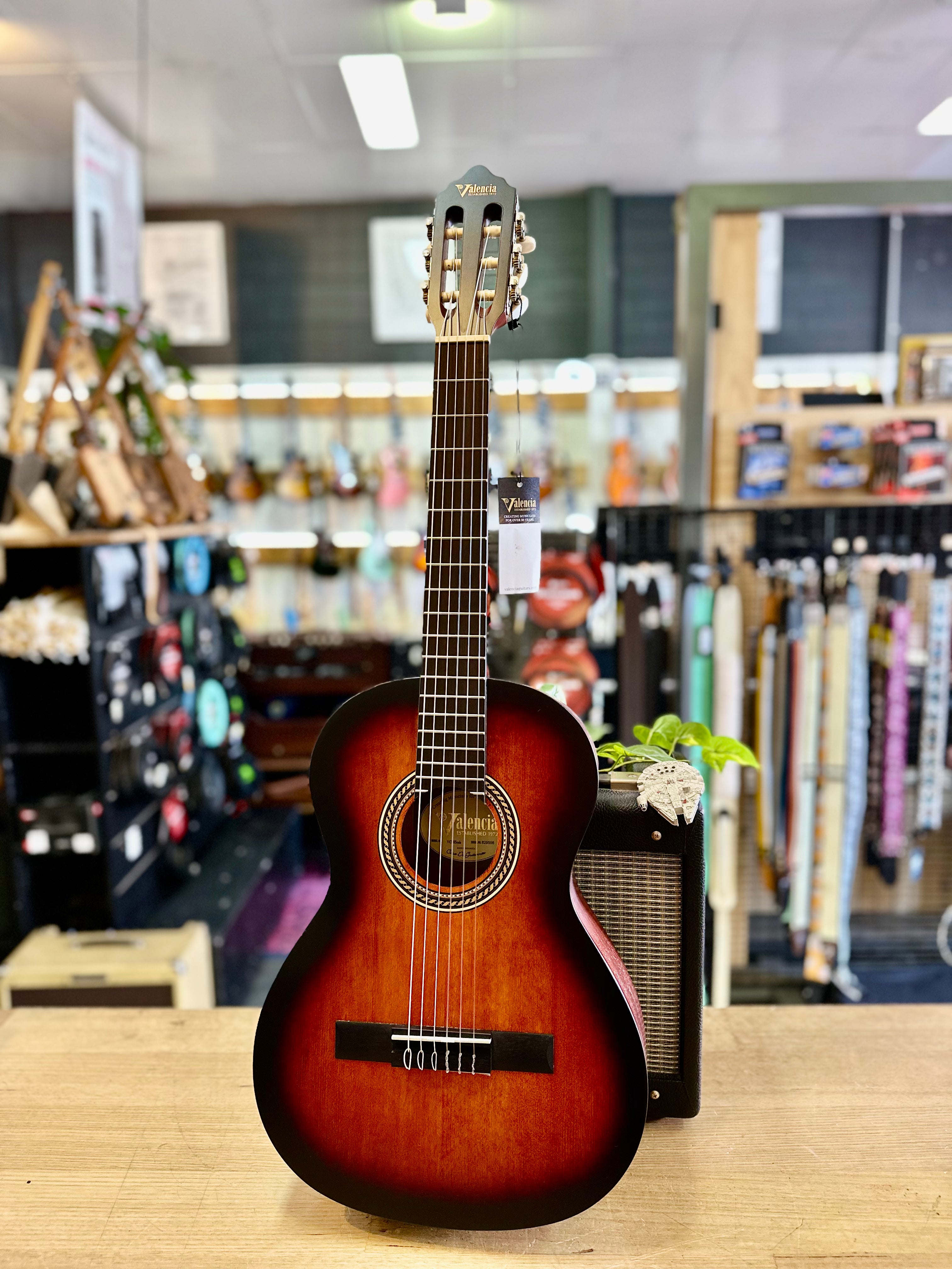 Valencia | VC203CSB | Classical Guitar | 3/4 Size | Classic Sunburst Valencia | VC203CSB | Classical Guitar | 3/4 Size | Classic Sunburst